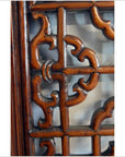 2-Panel Wooden Screen with Open Fretwork-7. Asian & Chinese Furniture, Art, Antiques, Vintage Home Décor for sale at FEA Home