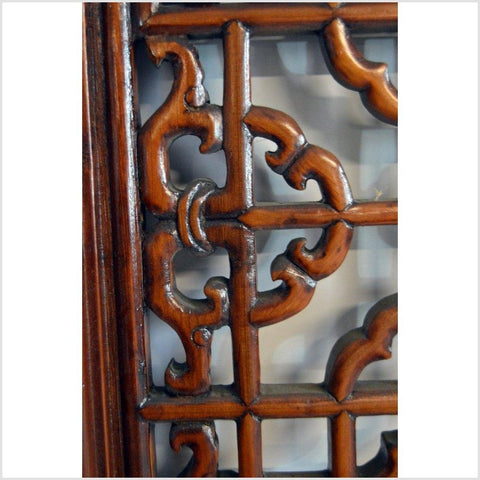 2-Panel Wooden Screen with Open Fretwork-YN2906-7. Asian & Chinese Furniture, Art, Antiques, Vintage Home Décor for sale at FEA Home