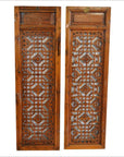2-Panel Wooden Screen with Open Fretwork-8. Asian & Chinese Furniture, Art, Antiques, Vintage Home Décor for sale at FEA Home