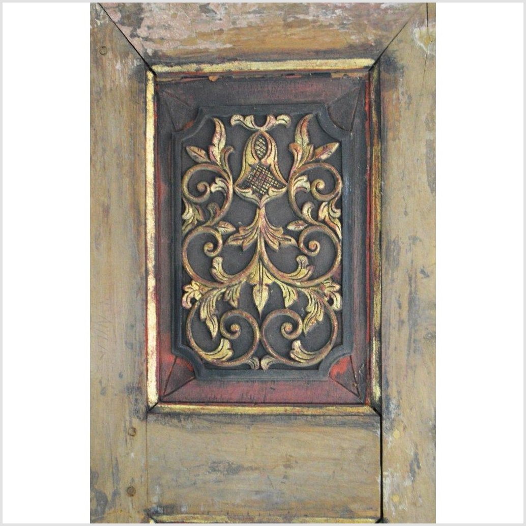 4-Panel Wooden Screen with Carved Arabic Inscriptions-YN2916-4. Asian & Chinese Furniture, Art, Antiques, Vintage Home Décor for sale at FEA Home