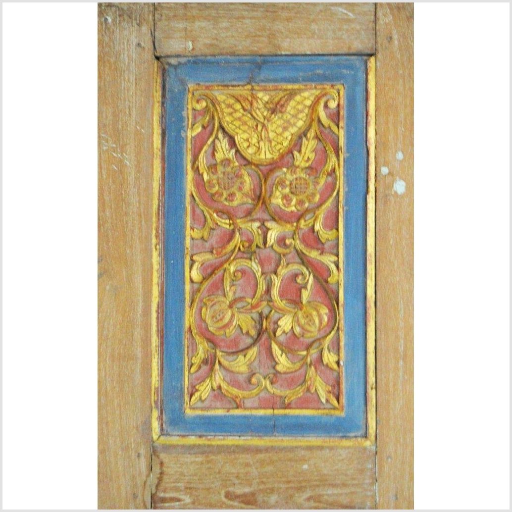 6-Panel Carved Wooden Screen with Indian Calligraphic Inscriptions-YN2917-10. Asian & Chinese Furniture, Art, Antiques, Vintage Home Décor for sale at FEA Home