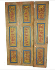 6-Panel Carved Wooden Screen with Indian Calligraphic Inscriptions-3. Asian & Chinese Furniture, Art, Antiques, Vintage Home Décor for sale at FEA Home