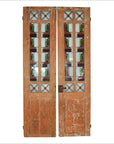 2-Panel Wood Screen with Stained Glass-11. Asian & Chinese Furniture, Art, Antiques, Vintage Home Décor for sale at FEA Home