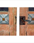 2-Panel Wood Screen with Stained Glass-12. Asian & Chinese Furniture, Art, Antiques, Vintage Home Décor for sale at FEA Home