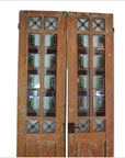 2-Panel Wood Screen with Stained Glass-14. Asian & Chinese Furniture, Art, Antiques, Vintage Home Décor for sale at FEA Home