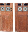 2-Panel Wood Screen with Stained Glass-3. Asian & Chinese Furniture, Art, Antiques, Vintage Home Décor for sale at FEA Home