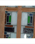 2-Panel Wood Screen with Stained Glass-5. Asian & Chinese Furniture, Art, Antiques, Vintage Home Décor for sale at FEA Home