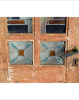 2-Panel Wood Screen with Stained Glass-9. Asian & Chinese Furniture, Art, Antiques, Vintage Home Décor for sale at FEA Home