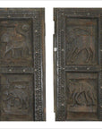2-Panel Screen Hand Carved with Animals and Intricate Accents-2. Asian & Chinese Furniture, Art, Antiques, Vintage Home Décor for sale at FEA Home