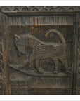 2-Panel Screen Hand Carved with Animals and Intricate Accents-7. Asian & Chinese Furniture, Art, Antiques, Vintage Home Décor for sale at FEA Home