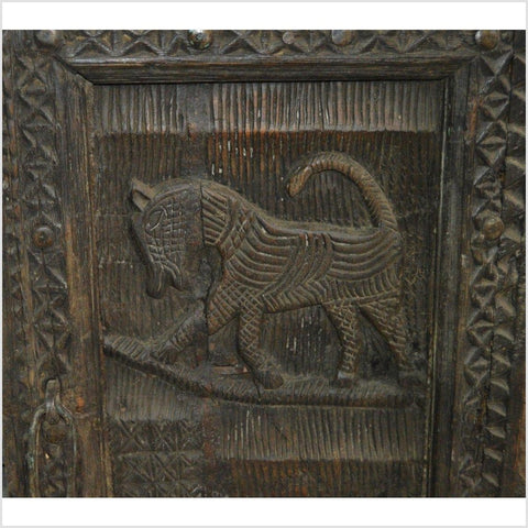 2-Panel Screen Hand Carved with Animals and Intricate Accents-YN2925-7. Asian & Chinese Furniture, Art, Antiques, Vintage Home Décor for sale at FEA Home