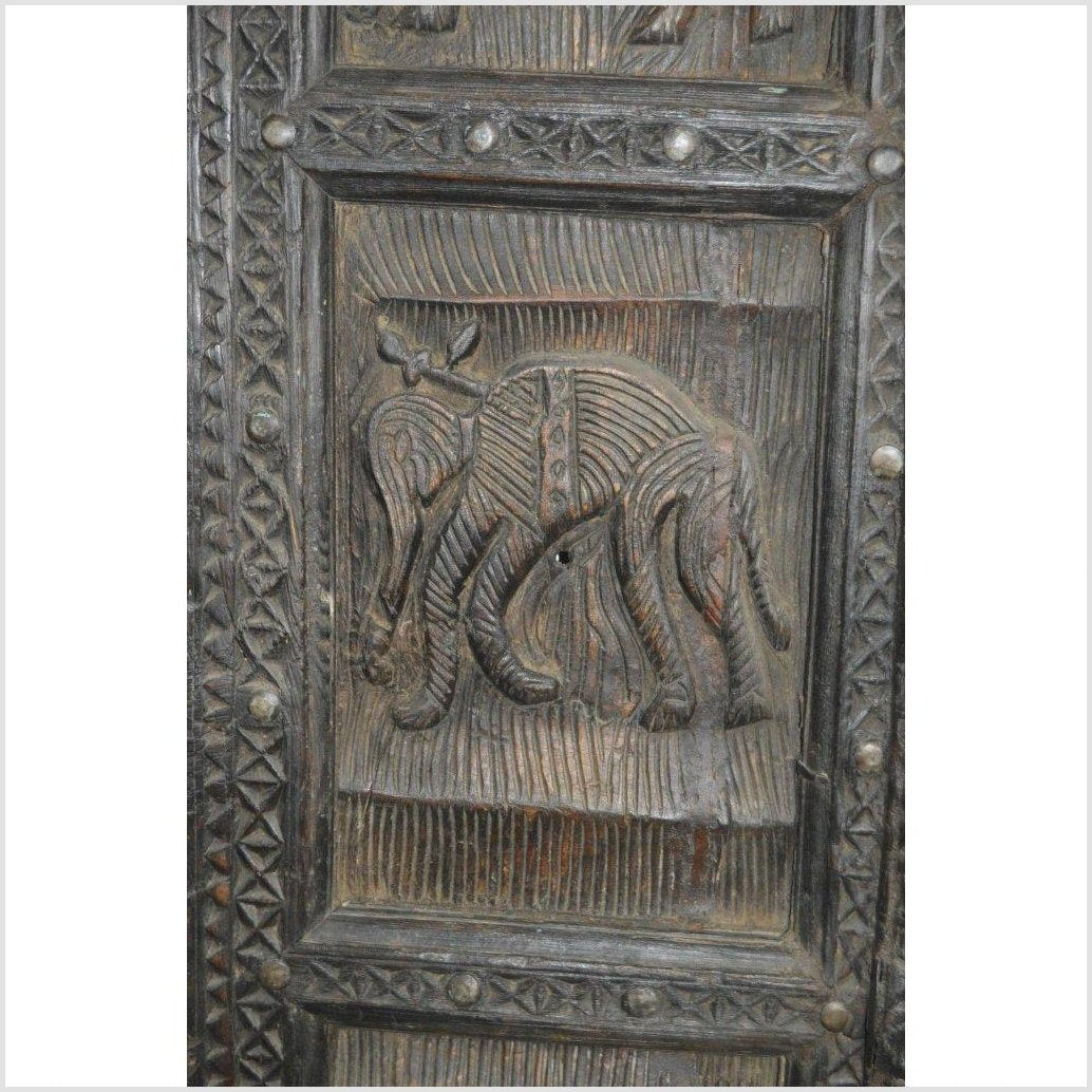 2-Panel Screen Hand Carved with Animals and Intricate Accents-9. Asian & Chinese Furniture, Art, Antiques, Vintage Home Décor for sale at FEA Home