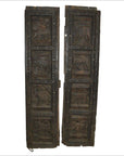 2-Panel Screen Hand Carved with Animals and Intricate Accents-1. Asian & Chinese Furniture, Art, Antiques, Vintage Home Décor for sale at FEA Home