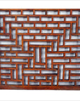 Wooden Wall Panel with Fretwork-3. Asian & Chinese Furniture, Art, Antiques, Vintage Home Décor for sale at FEA Home