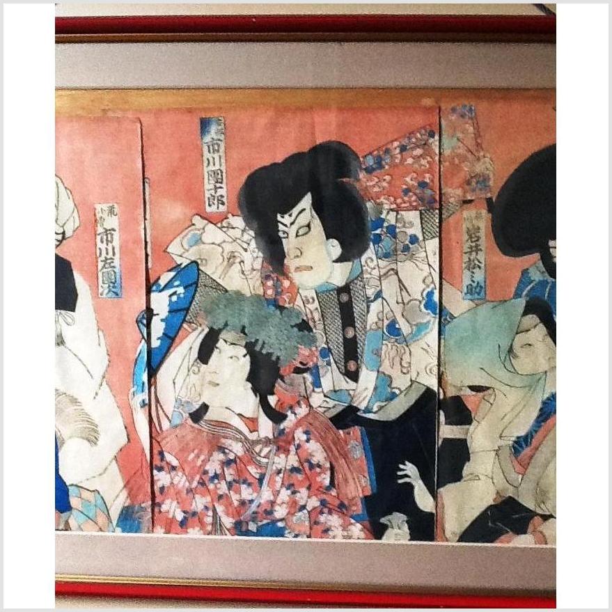 Series of Framed Japanese Prints-4. Asian & Chinese Furniture, Art, Antiques, Vintage Home Décor for sale at FEA Home