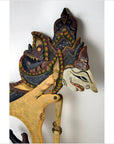 Set of 3 Wooden Wayang Kulit Indonesian Shadow Puppets-3. Asian & Chinese Furniture, Art, Antiques, Vintage Home Décor for sale at FEA Home