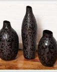 Set of Three Artisan Made Vases-1. Asian & Chinese Furniture, Art, Antiques, Vintage Home Décor for sale at FEA Home