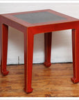 Side Table with Antique Inset Top-2. Asian & Chinese Furniture, Art, Antiques, Vintage Home Décor for sale at FEA Home