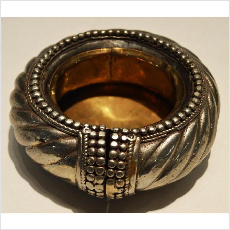 Silver / Brass Dancer Bracelet Wine Holder-3. Asian & Chinese Furniture, Art, Antiques, Vintage Home Décor for sale at FEA Home