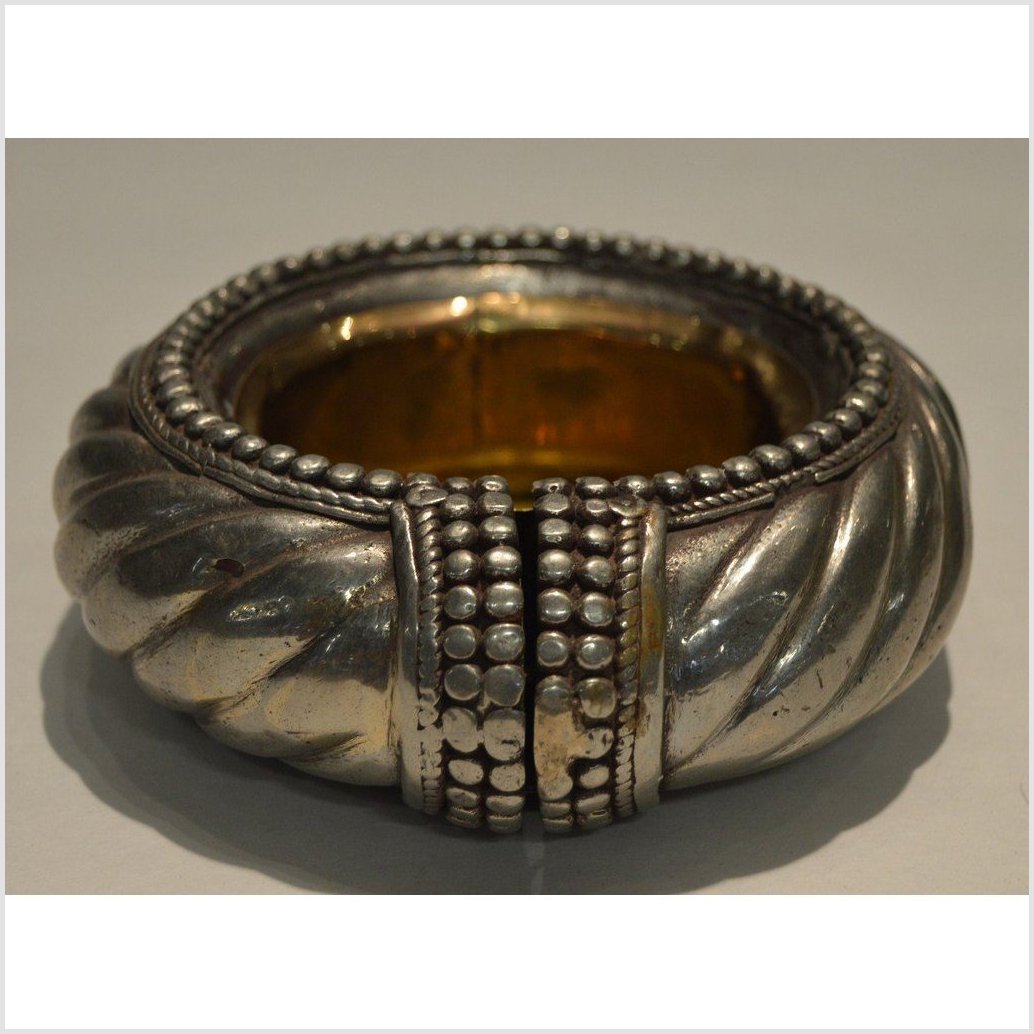 Silver / Brass Dancer Bracelet Wine Holder-1. Asian & Chinese Furniture, Art, Antiques, Vintage Home Décor for sale at FEA Home