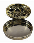 Silver Plate Jewelry Box-5. Asian & Chinese Furniture, Art, Antiques, Vintage Home Décor for sale at FEA Home