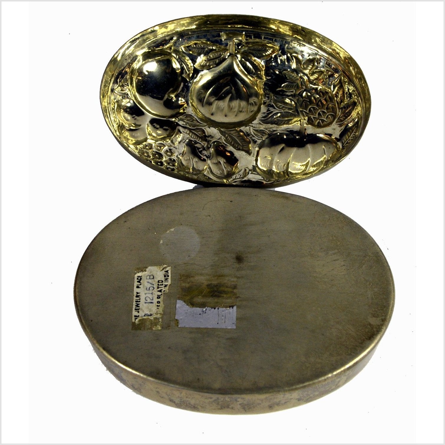 Silver Plate Jewelry Box-6. Asian & Chinese Furniture, Art, Antiques, Vintage Home Décor for sale at FEA Home