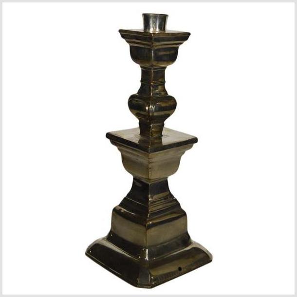 Silver Plated Candle Holder-4. Asian & Chinese Furniture, Art, Antiques, Vintage Home Décor for sale at FEA Home