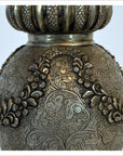 Silver Plated Hand Tooled Incense Burner-3. Asian & Chinese Furniture, Art, Antiques, Vintage Home Décor for sale at FEA Home