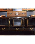 Small Black Lacquer Kang Cabinet-3. Asian & Chinese Furniture, Art, Antiques, Vintage Home Décor for sale at FEA Home