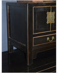 Small Black Lacquer Kang Cabinet-4. Asian & Chinese Furniture, Art, Antiques, Vintage Home Décor for sale at FEA Home