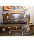Small Black Lacquer Kang Cabinet-5. Asian & Chinese Furniture, Art, Antiques, Vintage Home Décor for sale at FEA Home