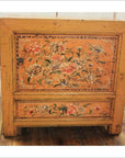 Small Orange Painted Cabinet-1. Asian & Chinese Furniture, Art, Antiques, Vintage Home Décor for sale at FEA Home