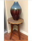 Small Round Mango Wood Table-2. Asian & Chinese Furniture, Art, Antiques, Vintage Home Décor for sale at FEA Home