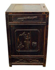 Antique Carved Side Cabinet-10. Asian & Chinese Furniture, Art, Antiques, Vintage Home Décor for sale at FEA Home