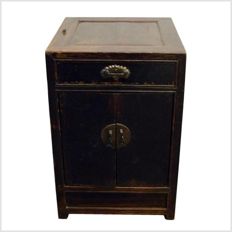 Antique Carved Side Cabinet-6. Asian & Chinese Furniture, Art, Antiques, Vintage Home Décor for sale at FEA Home