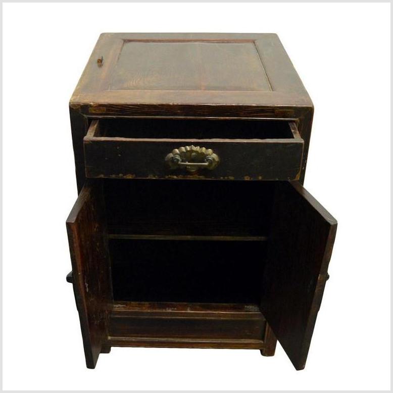 Antique Carved Side Cabinet-7. Asian & Chinese Furniture, Art, Antiques, Vintage Home Décor for sale at FEA Home