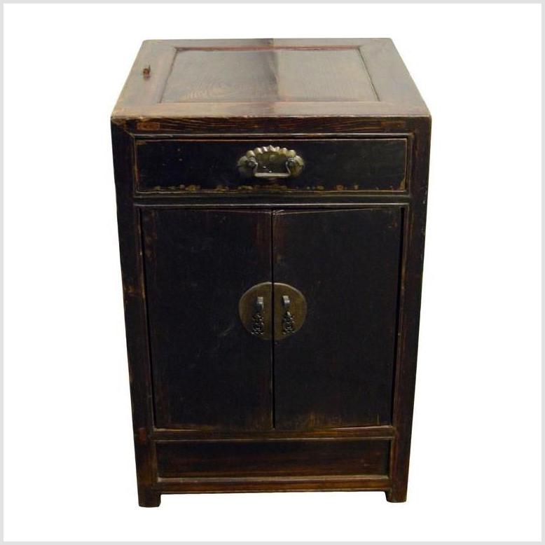 Antique Carved Side Cabinet-9. Asian & Chinese Furniture, Art, Antiques, Vintage Home Décor for sale at FEA Home