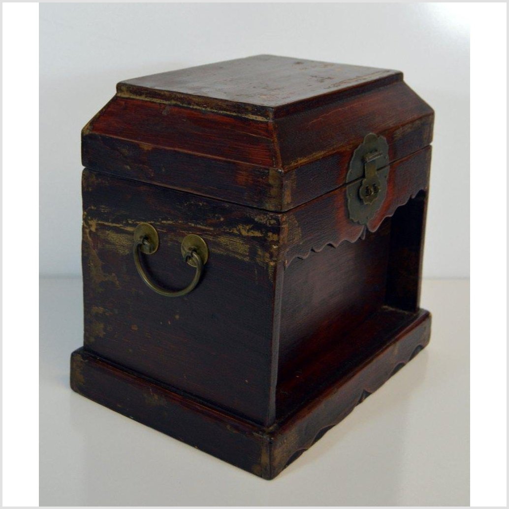 Small Wooden Chest-3. Asian & Chinese Furniture, Art, Antiques, Vintage Home Décor for sale at FEA Home