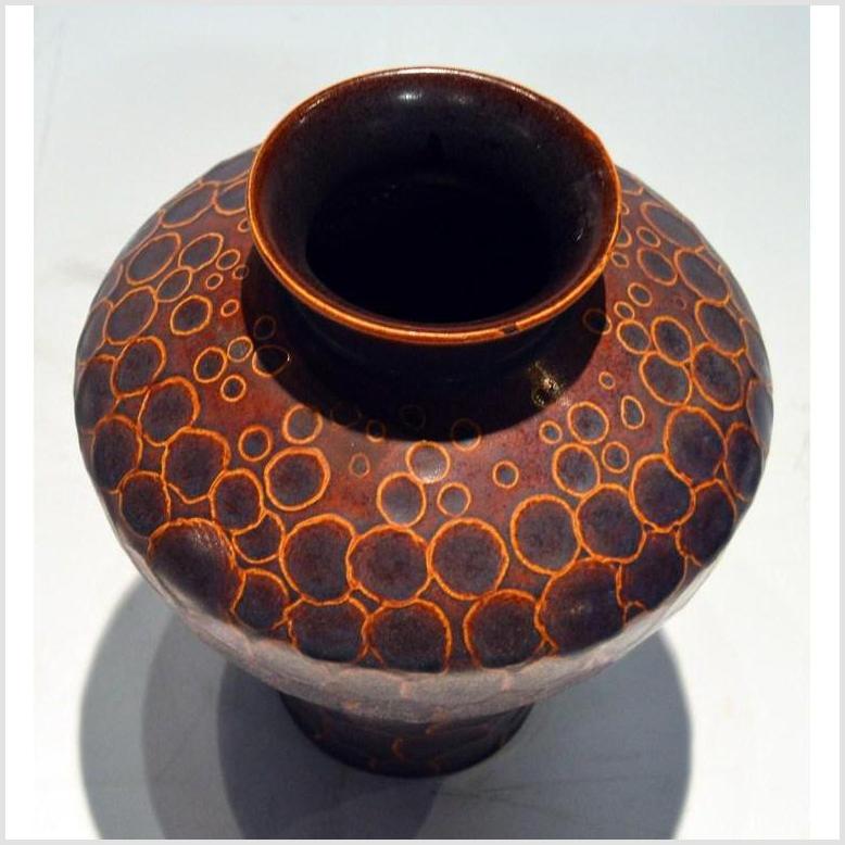 Small Snakeskin Designed Vase-4. Asian & Chinese Furniture, Art, Antiques, Vintage Home Décor for sale at FEA Home