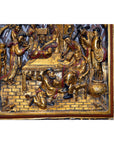 Stunning Chinese Hand-Carved Wall Panel-4. Asian & Chinese Furniture, Art, Antiques, Vintage Home Décor for sale at FEA Home
