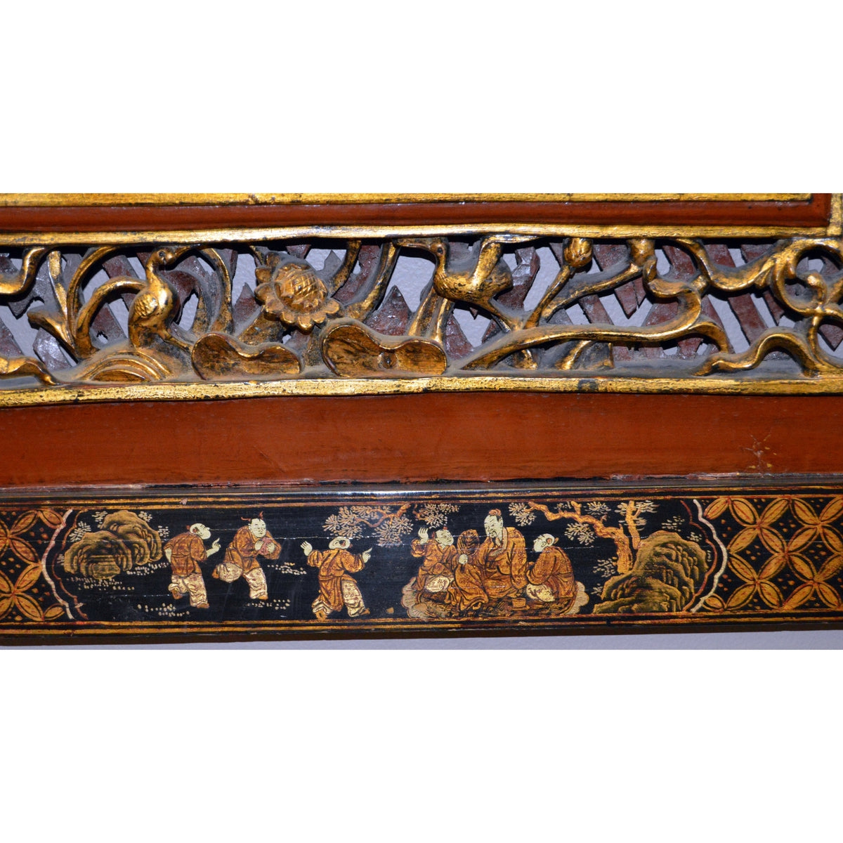 Stunning Chinese Hand-Carved Wall Panel-7. Asian & Chinese Furniture, Art, Antiques, Vintage Home Décor for sale at FEA Home