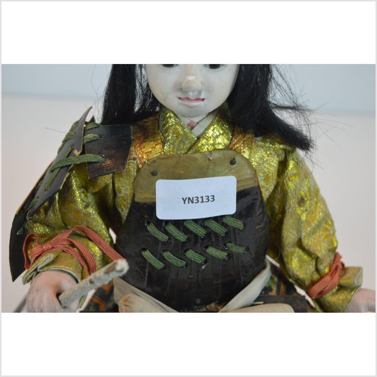 Taisho Samurai Doll-10. Asian & Chinese Furniture, Art, Antiques, Vintage Home Décor for sale at FEA Home