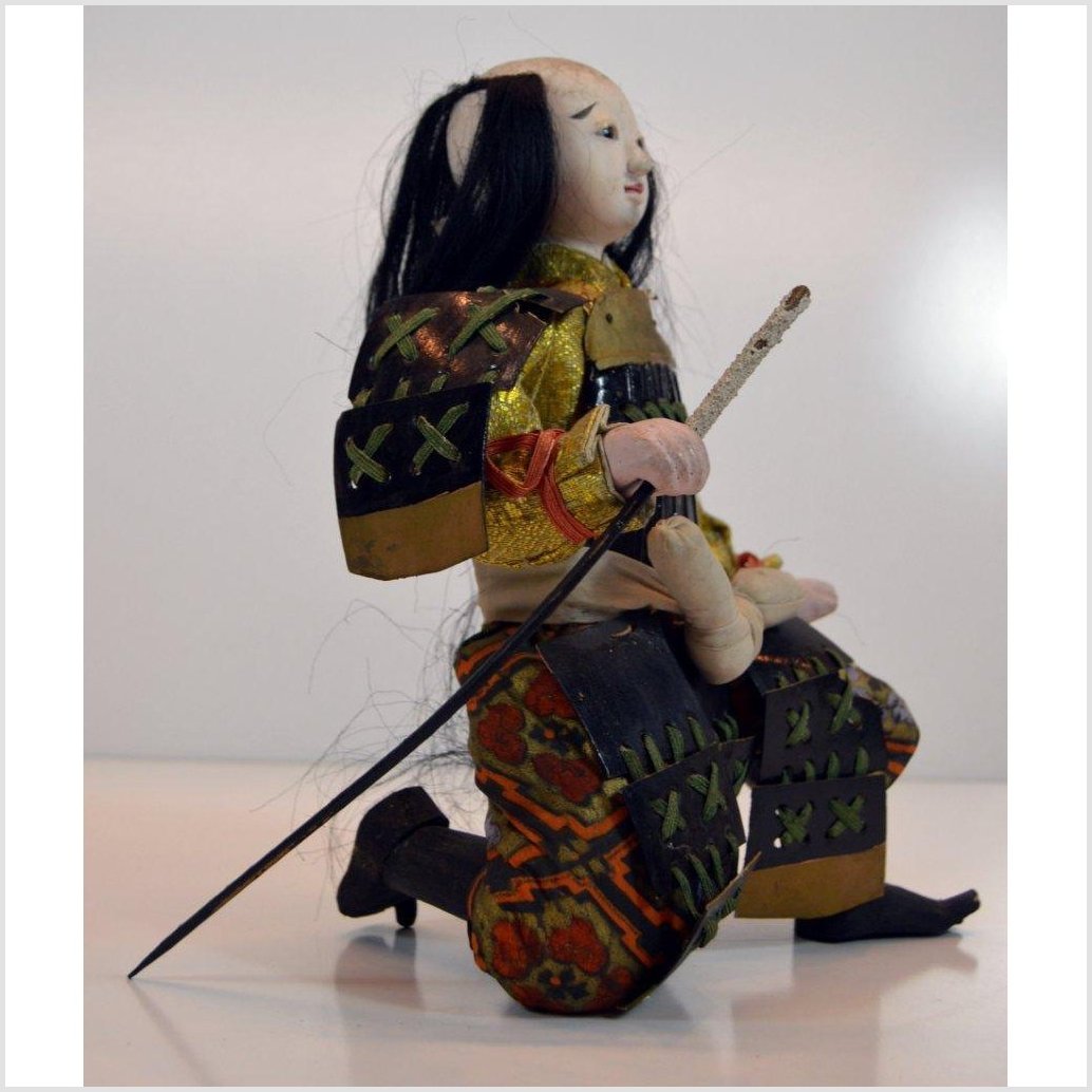Taisho Samurai Doll-5. Asian & Chinese Furniture, Art, Antiques, Vintage Home Décor for sale at FEA Home