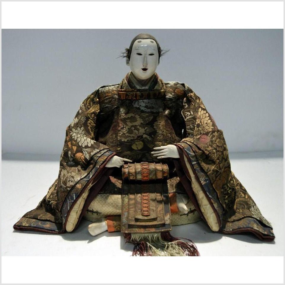 Taisho Samurai Doll-6. Asian & Chinese Furniture, Art, Antiques, Vintage Home Décor for sale at FEA Home