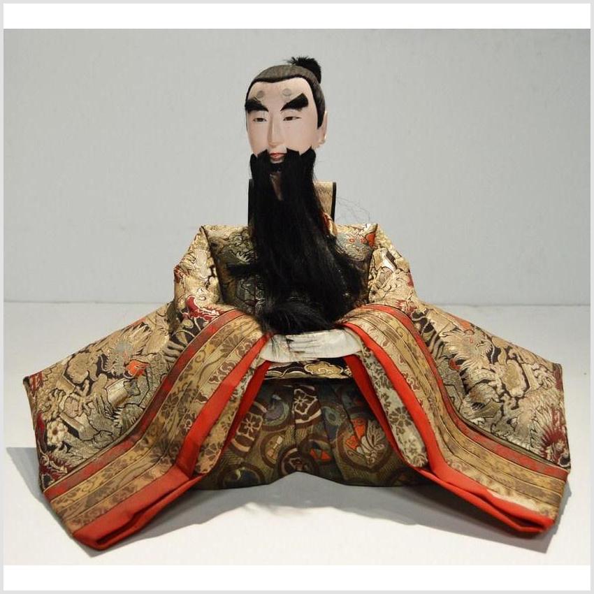 Taisho Samurai Doll-8. Asian & Chinese Furniture, Art, Antiques, Vintage Home Décor for sale at FEA Home