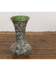Tall Prem Collection Artisan Made Black and White Vase with Dripping Décor-3. Asian & Chinese Furniture, Art, Antiques, Vintage Home Décor for sale at FEA Home