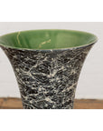 Tall Prem Collection Artisan Made Black and White Vase with Dripping Décor-6. Asian & Chinese Furniture, Art, Antiques, Vintage Home Décor for sale at FEA Home
