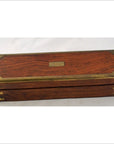 Teak and Brass Pencil/Jewelry Box-1. Asian & Chinese Furniture, Art, Antiques, Vintage Home Décor for sale at FEA Home