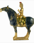 Terracotta Horse with Rider-9. Asian & Chinese Furniture, Art, Antiques, Vintage Home Décor for sale at FEA Home