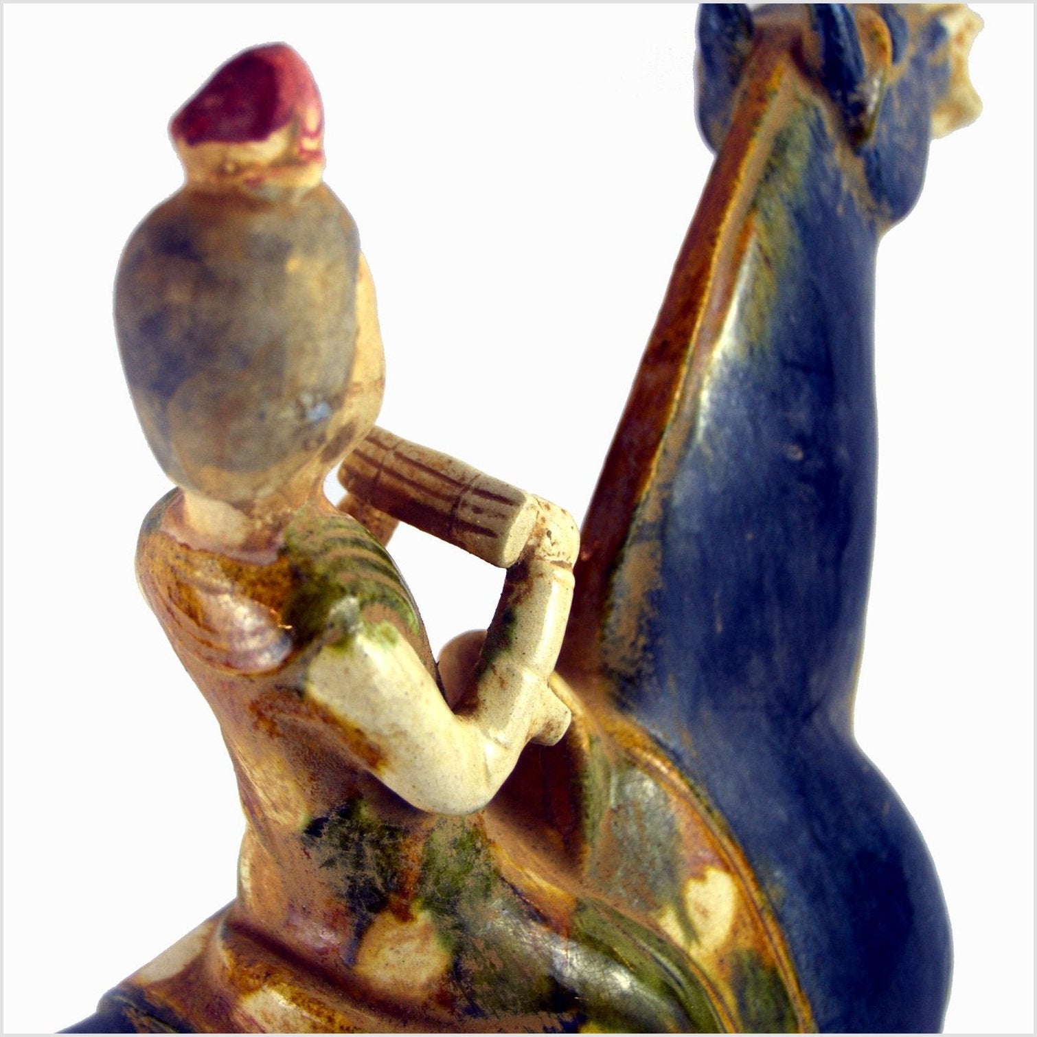 Terracotta Horse with Rider-4. Asian & Chinese Furniture, Art, Antiques, Vintage Home Décor for sale at FEA Home
